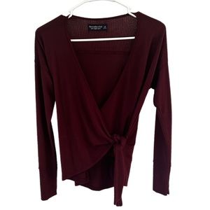 Abercrombie and Fitch Wrap Sweater
